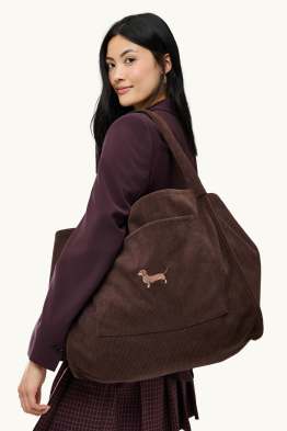 Großer Cord-Shopper