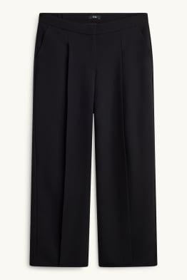 Stoffhose - High Waist - Wide Leg