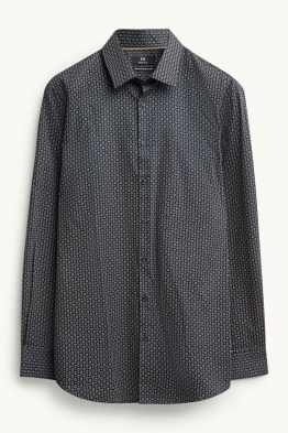 Chemise - regular fit - col kent - à motif
