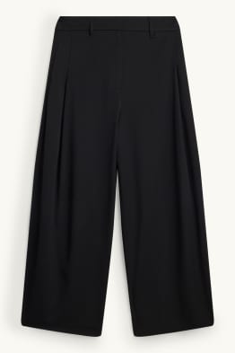 Pantalon - high waist - barrel leg