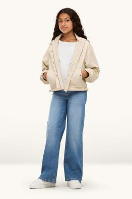 Jeans a gamba ampia