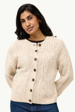 Cardigan - cable knit pattern