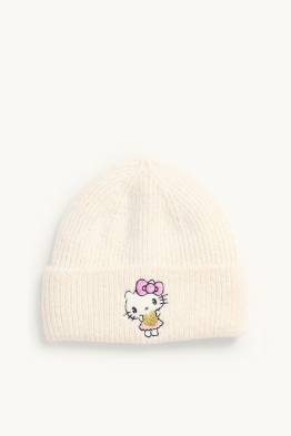Hello Kitty - Mütze - gerippt - Glanz-Effekt