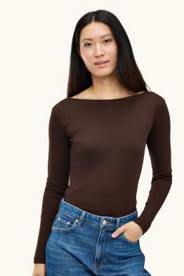 Tricou cu mânecă lungă - slim fit
