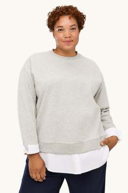 Sweatshirt - 2-in-1 look