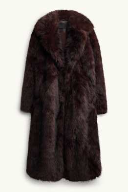 Faux fur coat