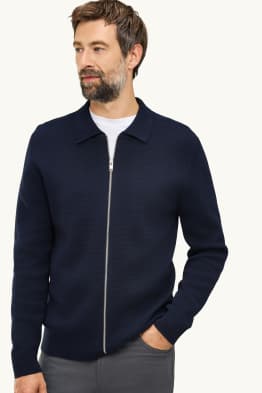Strickjacke - strukturiert