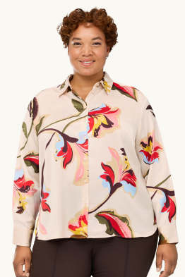 Brusa camisera - de flors