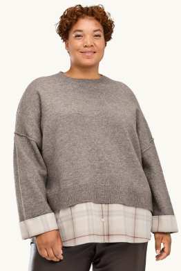 Pullover - 2-in-1-Look