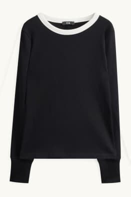 Langarmshirt - Slim Fit