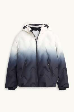 Veste de ski avec capuche - doublée - finition déperlante