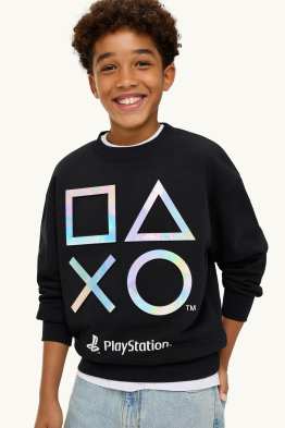 Playstatioon - bluză de molton - aspect lucios