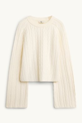 Jumper - cable knit pattern