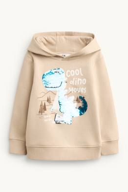 Dino - Hoodie - Glanz-Effekt