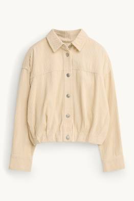 Blouse van corduroy