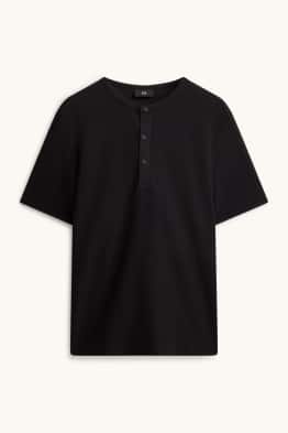 T-Shirt - Regular Fit - strukturiert