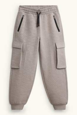 Pantalon de jogging cargo pour bébé - finition texturée