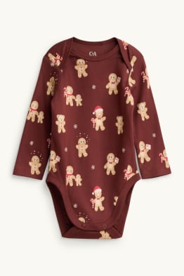 Gingerbread man - Christmas baby bodysuit