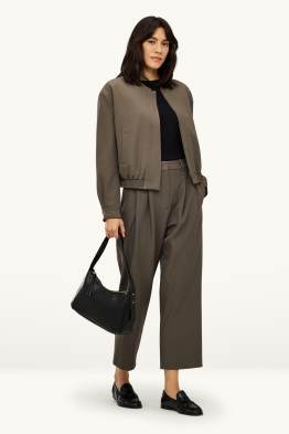 Business trousers - high waist - regular fit