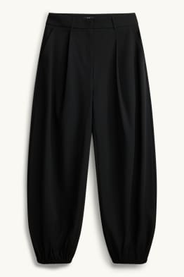 Pantaloni de stofă - talie înaltă - balloon leg