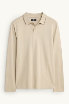 Polo à manches longues - slim fit