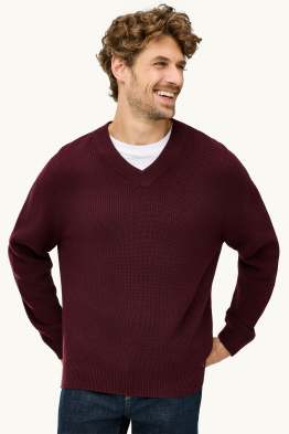 Maglione con scollo a V