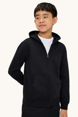 Sweat zippé à capuche