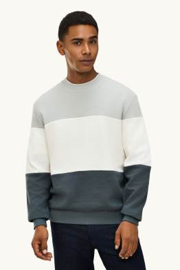 Sweatshirt - gerippt
