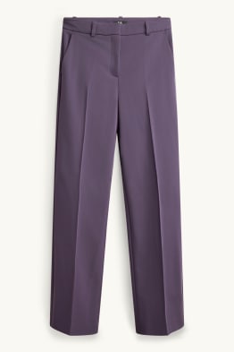 Pantalon de bureau - high waist - wide leg