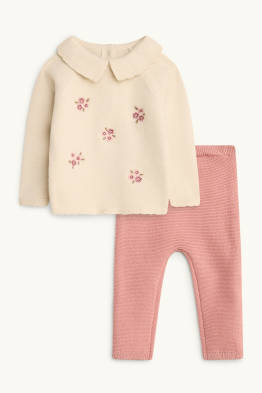 Floral - newborn outfit - 2-piece