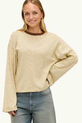 Longsleeve - oversized - gestreept