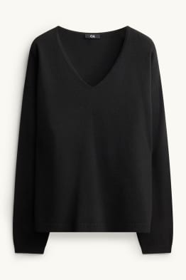 Maglione con scollo a V