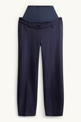 Umstandshose - Regular Fit - Nadelstreifen