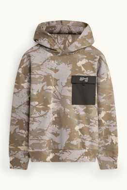 Hoodie - gemustert