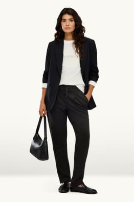 Pantalon - mid waist - tapered fit