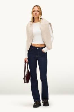 Jeans bootcut - vita media
