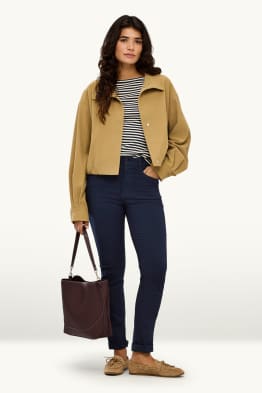 Pantaloni de stofă - talie înaltă - slim fit