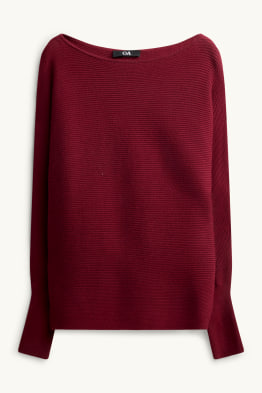 Pullover - gerippt
