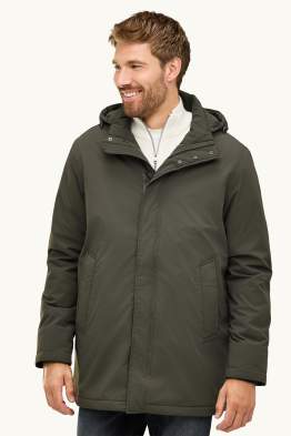 Parka à capuche - doublée - finition déperlante