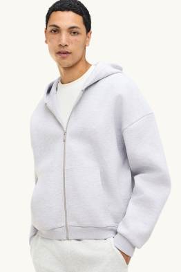 Sudadera con cremallera y capucha