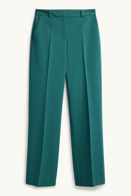 Business-broek - high waist - wide leg