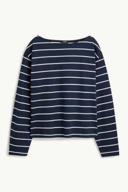 Longsleeve - regular fit - gestreept