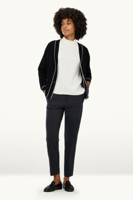 Stoffhose - Mid Waist - Tapered Fit