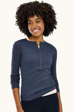 Tricou henley - slim fit - reiat