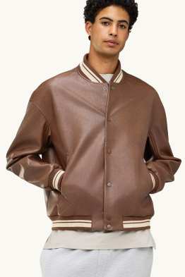 Blouson aviateur - matière synthétique