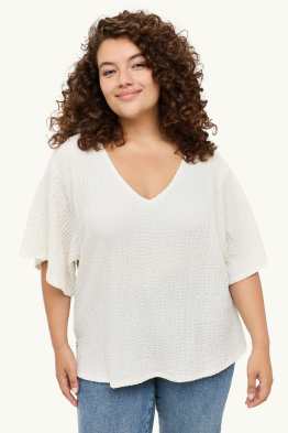 T-shirt met V-hals - regular fit