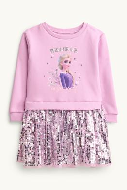 Frozen - rochie din molton - aspect lucios