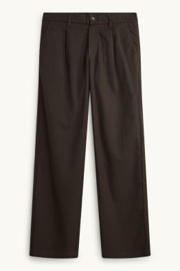 Kalhoty chino - tapered fit - s úzkými proužky