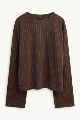 Sweatshirt - gestreift