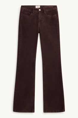 Pantalons de pana - mid waist - acampanats